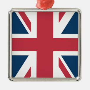 De Union Jack Britse vlag Metalen Ornament
