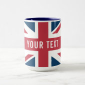 De Union Jack Britse Vlag Mok (Midden)