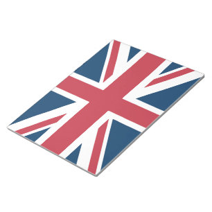De Union Jack Britse vlag Notitieblok