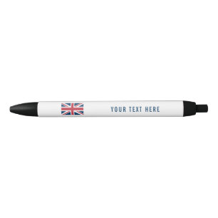De Union Jack Britse Vlag Zwarte Inkt Pen