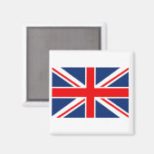 De Union Jack Magnet Magneet (Voorkant / Achterkant)