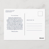 De update van het huwelijk verandert de datum navy briefkaart (Achterkant)