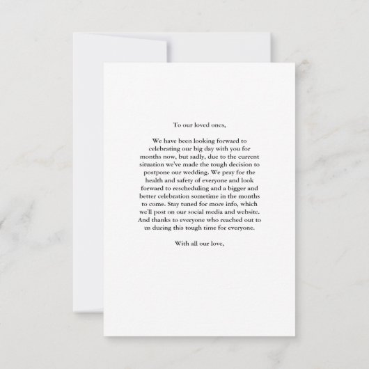 De update van het huwelijk verandert de datum zwar (Achterkant)