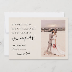 De update van het Posthuwelijk van Cream sparen de Save The Date