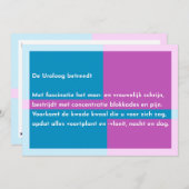 De Uroloog betreedt Bedankkaart (Voorkant / Achterkant)