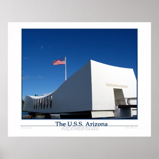 De USS ARIZONA Poster (Voorkant)