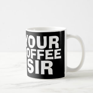 De uw Heer van de koffie, de Grappige Mokken van