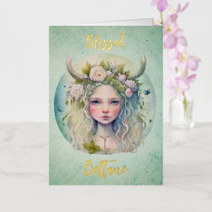 De Vacances En Aluminium Carte Beltane Foil