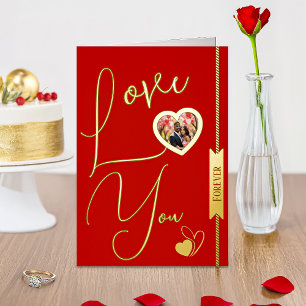 De Vacances En Aluminium Carte d'amour personnalisée pour vous pour la Sain