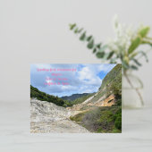 De Vacances En Aluminium Carte postale AFA Drive in Volcano (Debout devant)