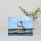 De Vacances En Aluminium Carte postale AFA Race Rock Lighthouse (Debout devant)