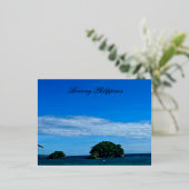 De Vacances En Aluminium Carte postale Boracay (Debout devant)