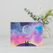 De Vacances En Aluminium Carte postale du petit prince (Debout devant)