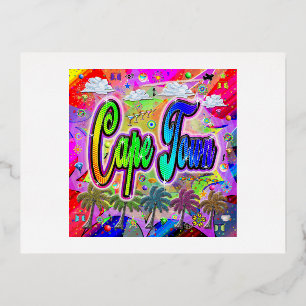 De Vacances En Aluminium Carte postale Express du Cap Vista