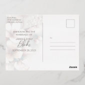 De Vacances En Aluminium Carte Postale Foil Du Mariage Marié (Verso)