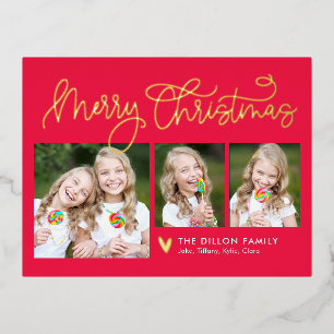 De Vacances En Aluminium Fun Grey Editable Color Christmas Carte postale