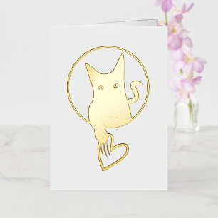 De Vacances Métallisée Carte Foil Ode to Love - Adiela Akoo