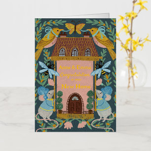 De Vacances Métallisée Carte Nouvelle Maison – Design Fantaisiste Inspiré