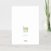 De Vacances Métallisée Laisser neiger feuille d'argent neige carte léopar (Verso)