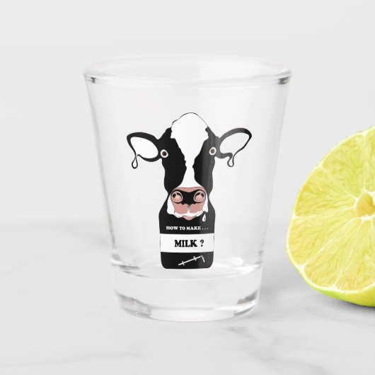 De Vache. Shot Glas (Voorkant)