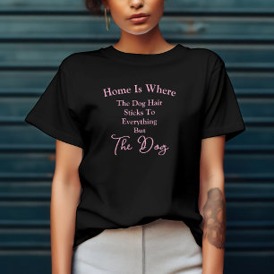 De Vacht Blijft Aan Alles Plakken Behalve Aan De H T-shirt