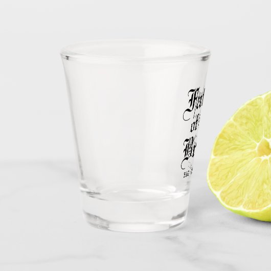 De vader van de bruid schoot glas (Links)