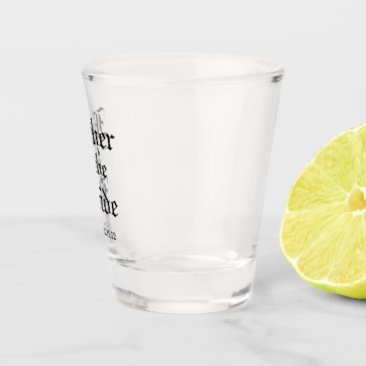 De vader van de bruid schoot glas (Rechts)