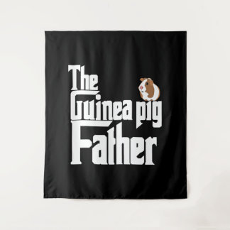 De vader van de cavia Pig Wandkleed