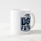 De vader van de hond droeg grafisch extra grote beker (Voorkant rechts)