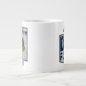 De vader van de hond droeg grafisch extra grote beker (Voorkant)