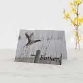 De Vader van de verjaardag Kaart (Gele Bloem)