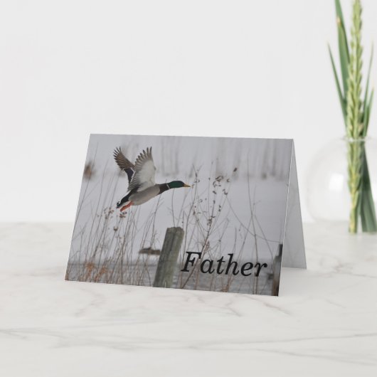 De Vader van de verjaardag Kaart (Voorkant)