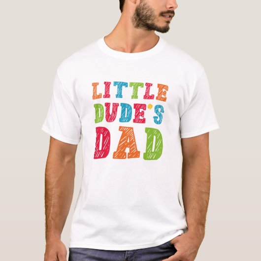 De vader van Little Man T-shirt (Voorkant)