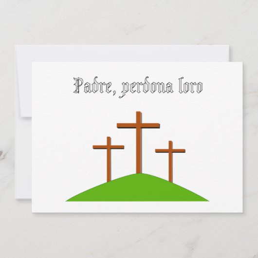 De vader vergeeft hen kaart (Voorkant)