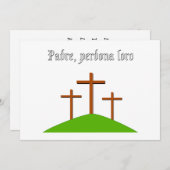 De vader vergeeft hen kaart (Voorkant / Achterkant)