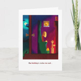 De vakantie maakt me verdrietig... -Vakantie kaart
