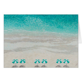 De vakantie schilderij, voel me beter kaart