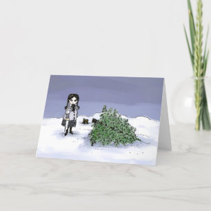 De vakantieboom verkopen feestdagen kaart