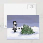 De vakantieboom verkopen feestdagenkaart (Voorkant / Achterkant)