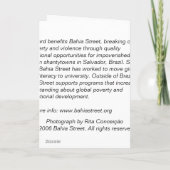 De vakantiekaart van de moeder en van het kind kaart (Achterkant)