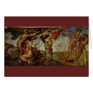De val en verdrijving van Michelangelo, Tuin van E