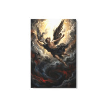 De val van Lucifer uit de hemel
