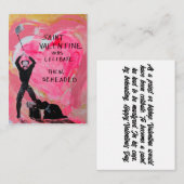 De Valentijn Geschiedenis Notitiekaartje (Voorkant / Achterkant)