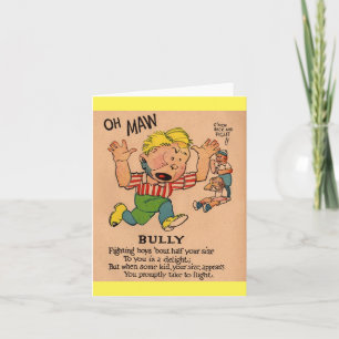 de valentijn van de jaren '30azijn: bully notitiekaartje