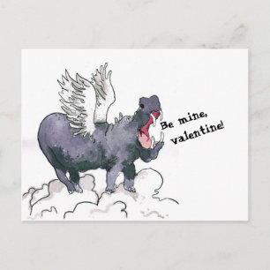 De valentijnkaart van Hippo Briefkaart