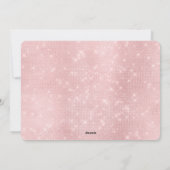 De Valentijnsdag bloost de Roze Kaart van de Foto (Achterkant)