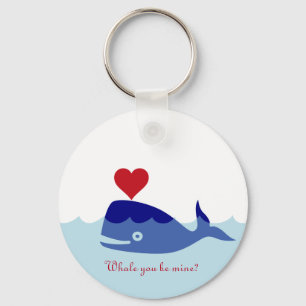 De Valentijnsdag Keychain van de walvis