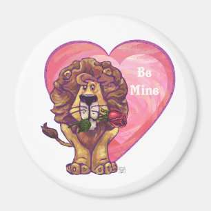 De Valentijnsdag van de leeuw Magneet
