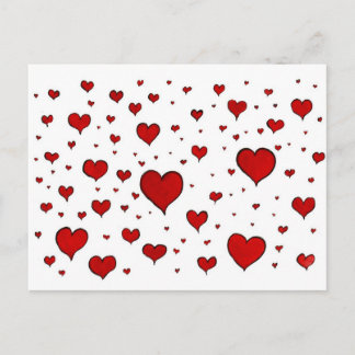 De Valentijnsdag van harten Feestdagenkaart