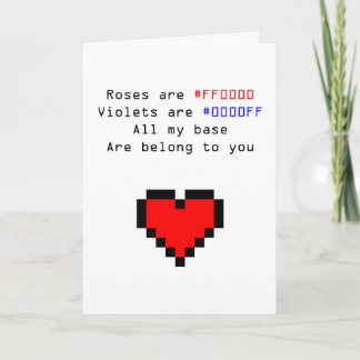 De Valentijnse Kaart van Geek